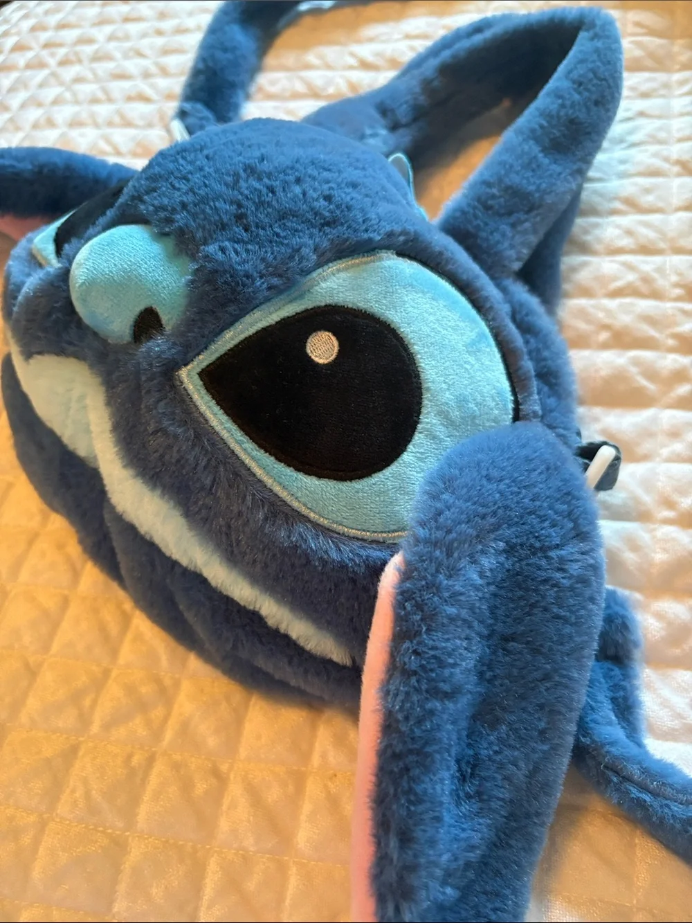 Stitch Plush Crossbody Bag with dettachable strap